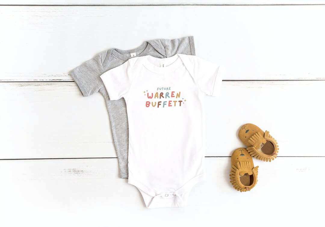 Future Warren Buffett Baby Onesie - Inspirational Investor Gift - Etsy