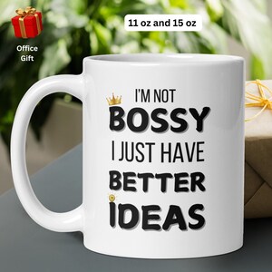 Funny Office mug, Boss Tea Cup, Gift for Colleague,  Team Manager Gift, Supervisor Christmas Gift, Director Gift, Boss Thank You Gift