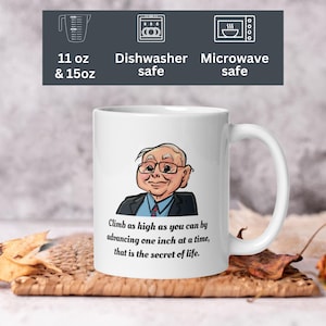 Taza con cita de Charlie Munger: regalo para inversores, taza de sabiduría