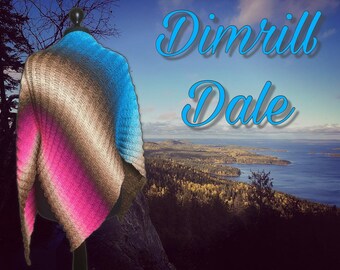 Crochet pattern cloth Dimrill Dale German English Finnish