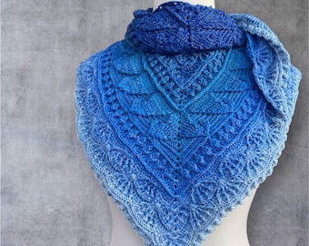 Patrón de crochet para chal Vellamo (alemán, inglés)