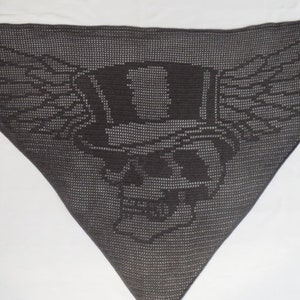 Instrucciones de crochet motivo bufanda Totti Alemán Inglés