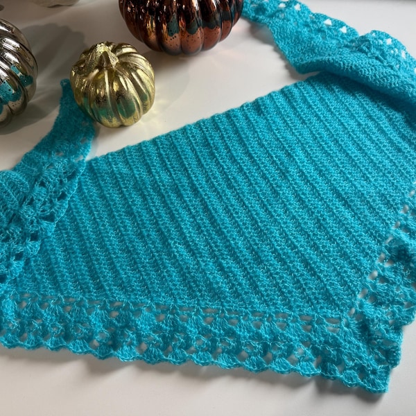 Patrón de ganchillo Mini Chal Mio Alemán Inglés