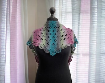 Crochet pattern Lissome scarf German English