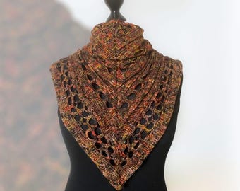 Patrón de crochet bufanda Helmi Alemán, Inglés