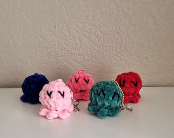 Crochet Mini Octopus keychain