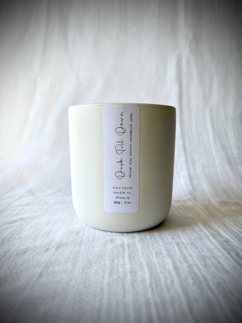 Dusk Till Dawn Cork Lid Relaxing Soy Candle Spa Candle Soft Scented