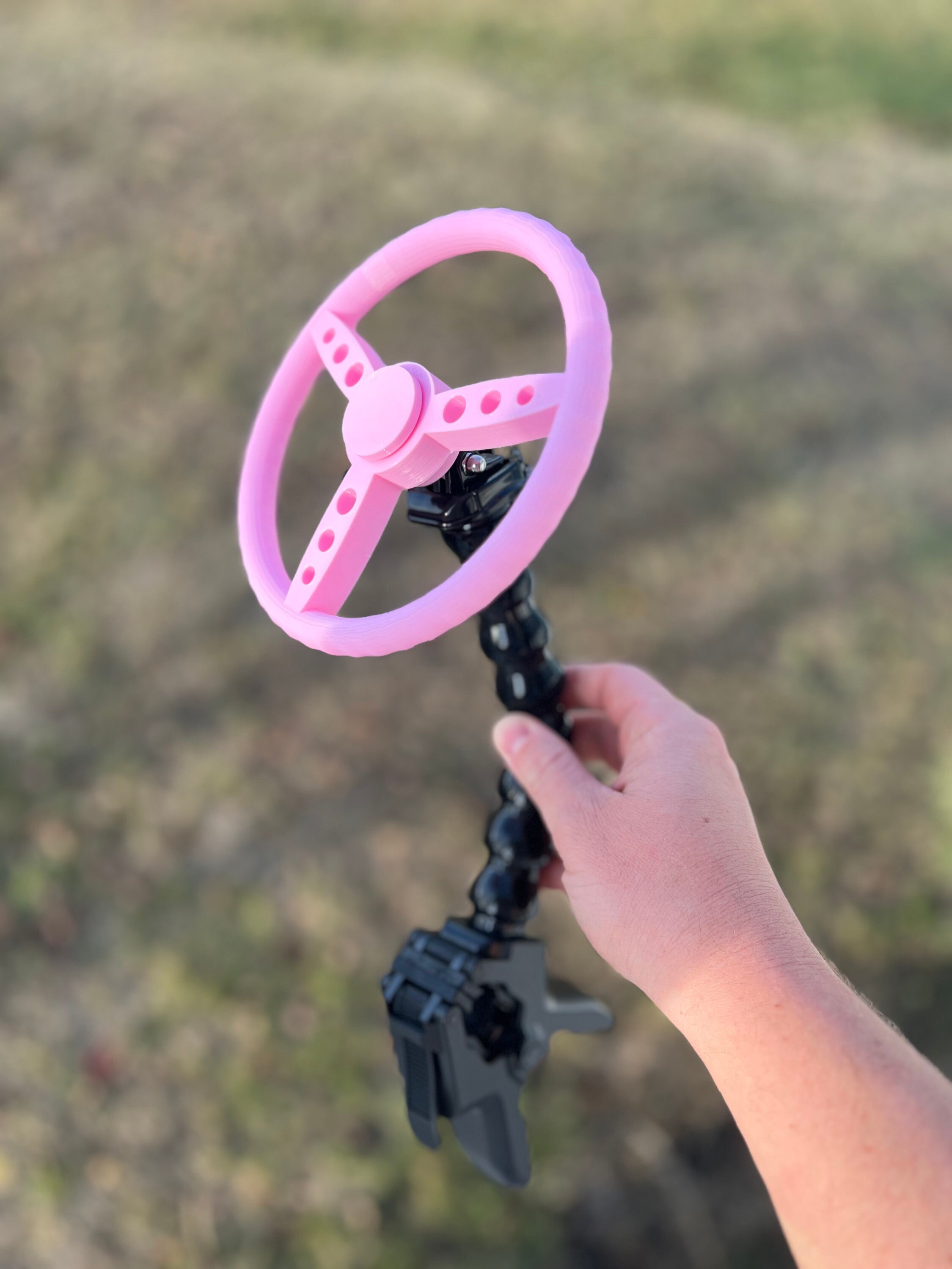 Clip on steering wheel for stroller sale