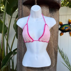 handmade crochet bikini top