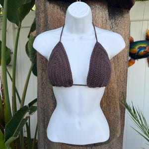 handmade crochet bikini top