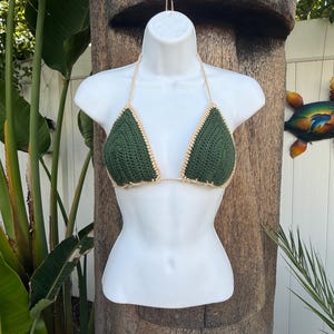 handmade crochet bikini top