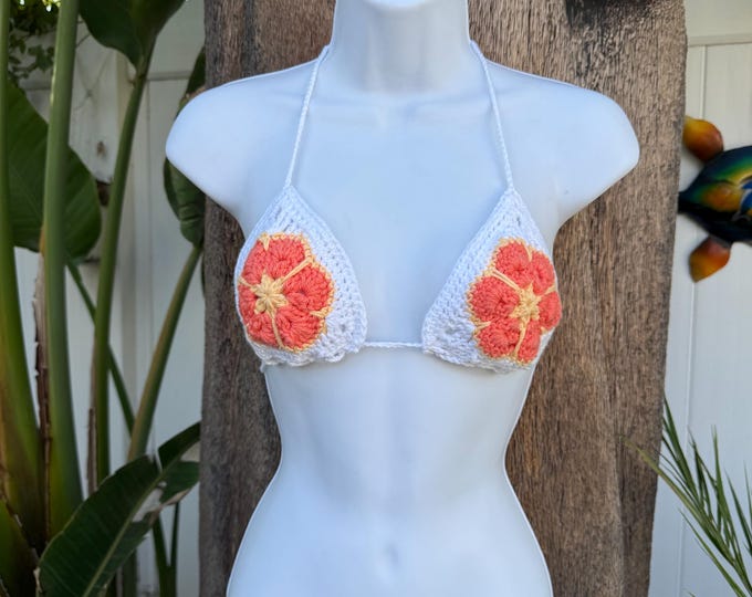 Flower CrochetTop Etsy