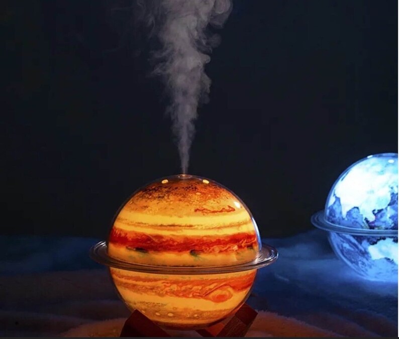 Humidifier Very Cute Earth and Jupiter Mini Air Humidifier USB Aromatherapy Essential Oil