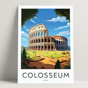 Colosseum Poster, Colosseum Digital Print Download, Colosseum Art Bedroom Decor, Colosseum Gifts Ideas, Rome Wall Art Decor | #110