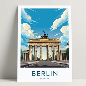 Berlin Travel Print, Berlin Wall Art, Berlin Art Office Decor Berlin Gifts Ideas Germany Poster Berlin Poster Print | #116