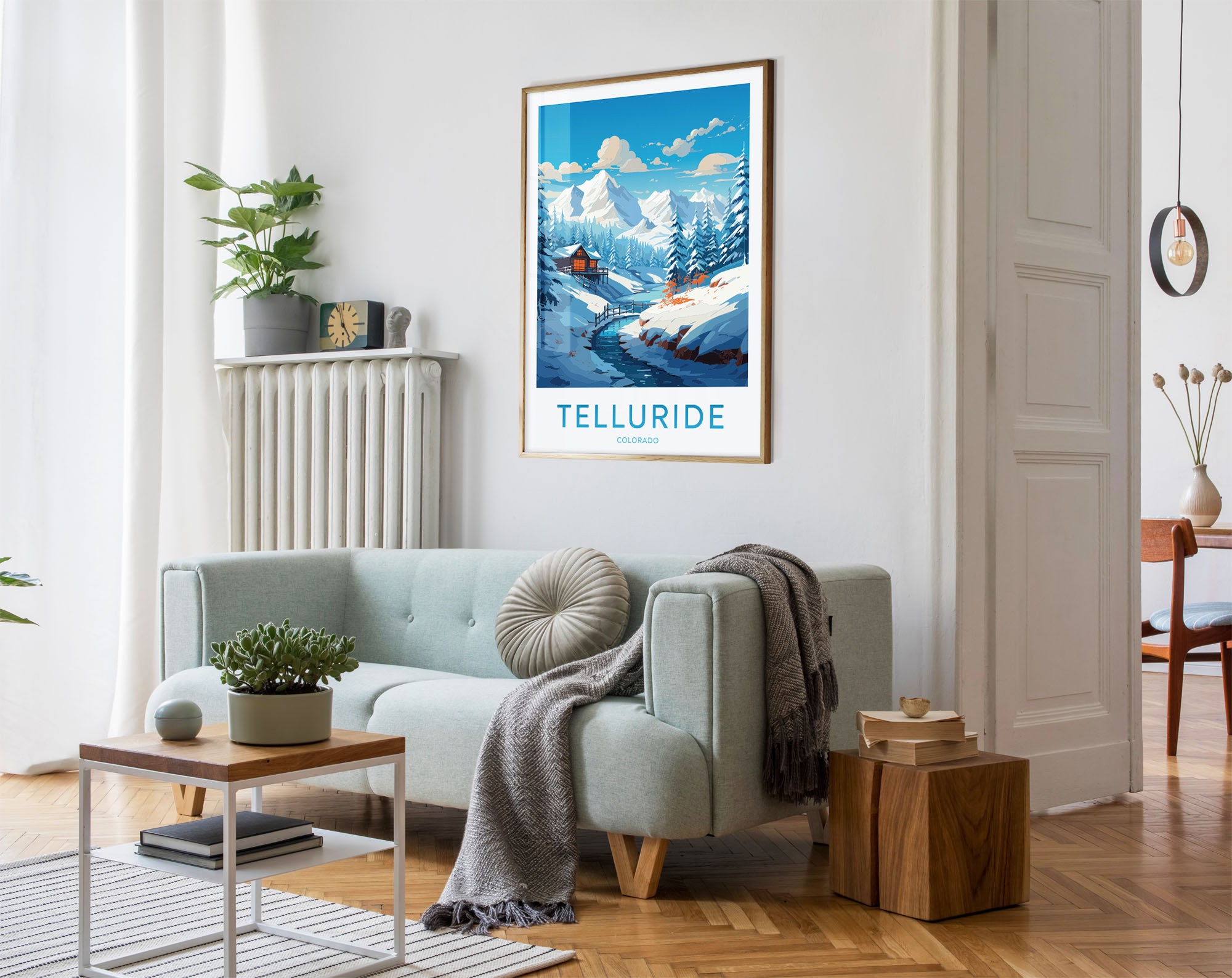 Telluride Poster, Telluride Digital Print Download, Telluride Art ...