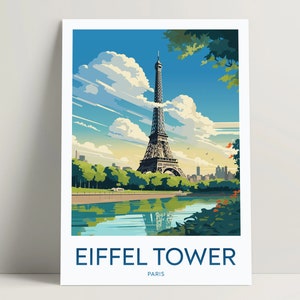 Eiffel Tower Poster, Eiffel Tower Digital Print Download Eiffel Tower Art Bedroom Decor Eiffel Tower Gifts Ideas Paris Wall Art Decor | #118