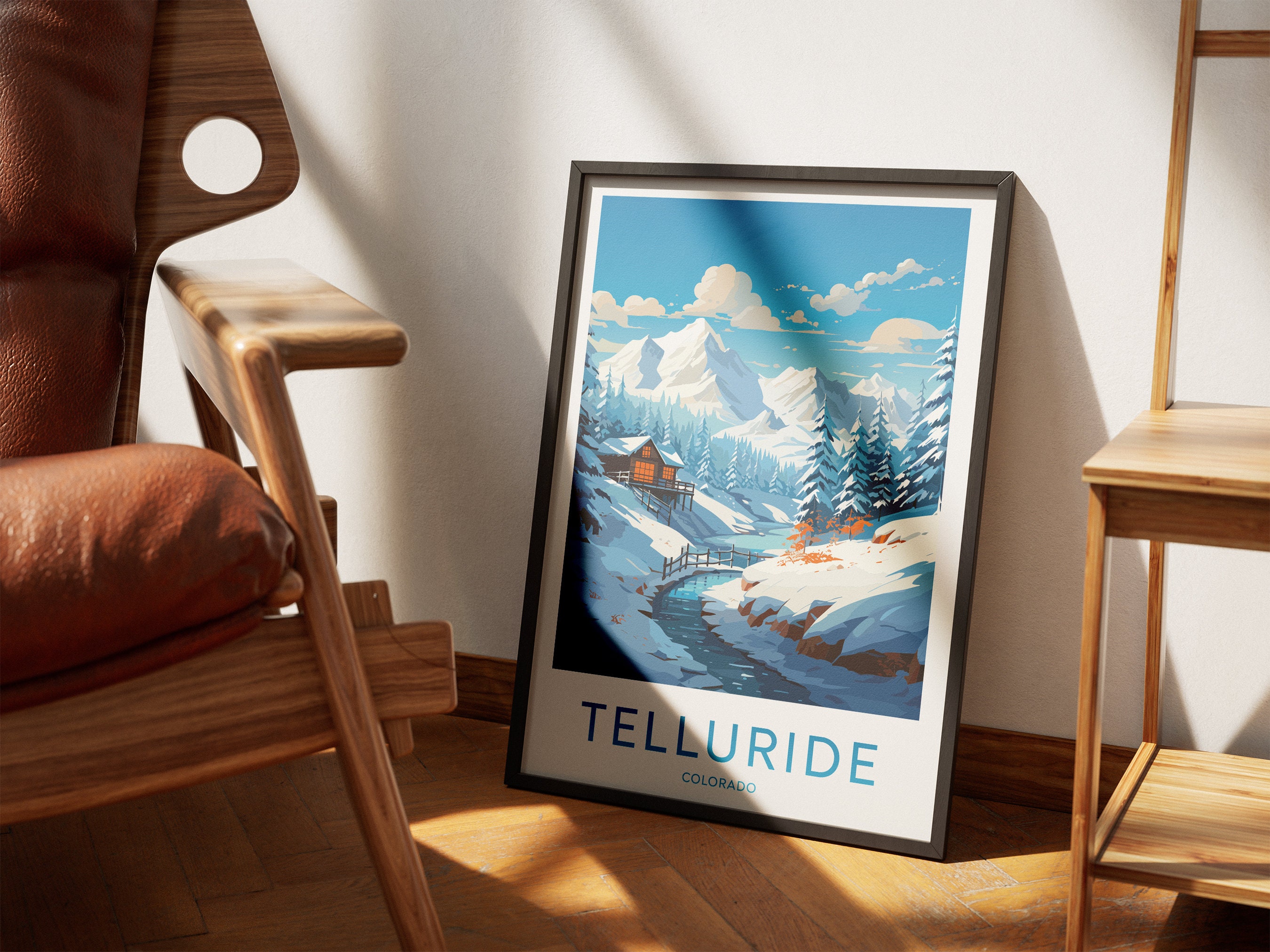 Telluride Poster, Telluride Digital Print Download, Telluride Art ...