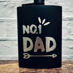 8oz Customizable Flask for Dad