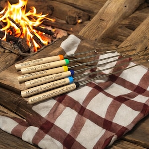 S’mores Sticks for roasting marshmallows and hot dogs | Campfire | BBQ or fire pit. Outdoor gear | S’mores | Camping | Marshmallow Roasting
