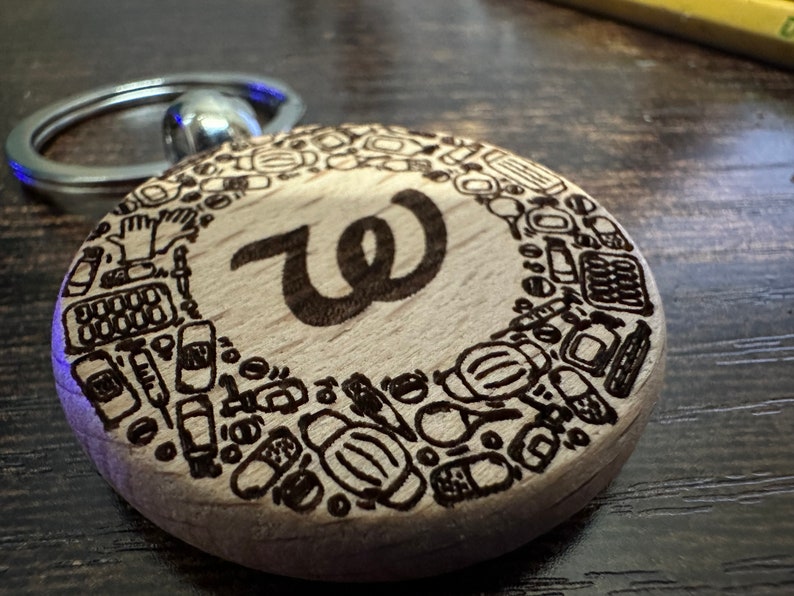 Wooden Keychains for Employee Appreciation. Corporate Gifts. Laser ...