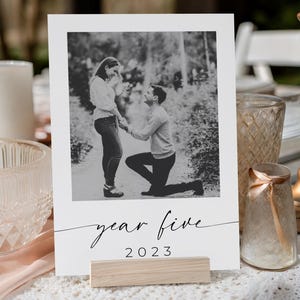 Tarjetas de números de mesa para bodas con fotos // tarjetas de lugar, tarjetas de lugar para bodas, tarjetas de asientos, minimalistas con fotos, números de mesa