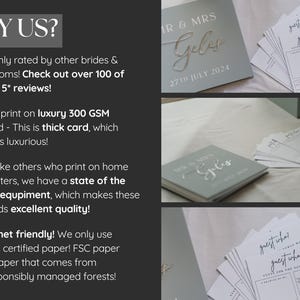 Guest Who? | Wedding Table Games, Wedding Games, Reception Games, Bundle, Wedding Bingo | Trivia Quiz | Advice for Newly Weds image 3