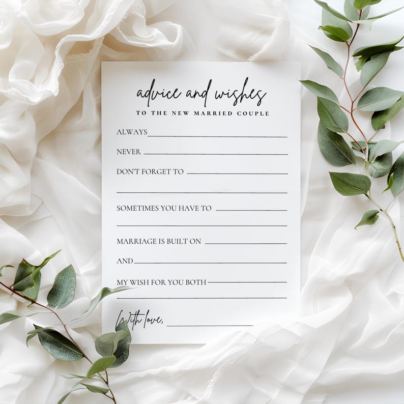 Wedding Table Games, Wedding Games, Reception Games, Bundle, Wedding Bingo | Trivia Quiz | Advice for Newly Weds | Guess Who Advice & Wishes