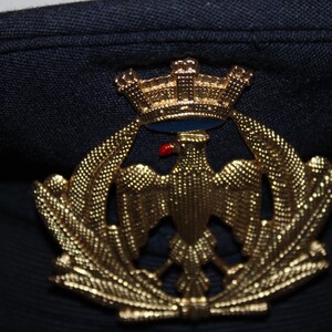 Berretto militare italiano con fregio ad aquila – anni ’70/’80 – taglia 57 画像 2