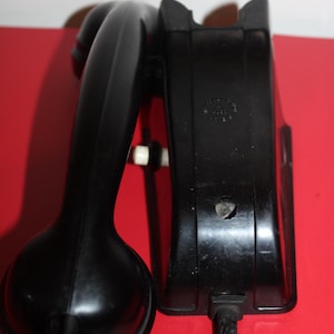 Intercomunicador Siemens de baquelite vintage dos anos 1950 – Design icônico – Não testado