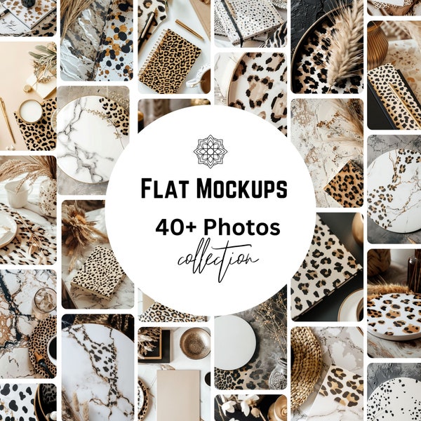 Leopard Office, Office Backdrop, Laptop, Slab, Flatlay Images, Stock Photography, Flat Photos, Flat Stock Photos, Styled Stock Photography