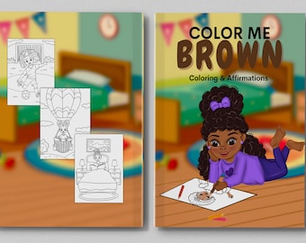 Black girl coloring book for Christmas gifts, Black empowerment and Back Love
