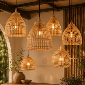 Outdoor bamboo lampshade - Etsy sterreich