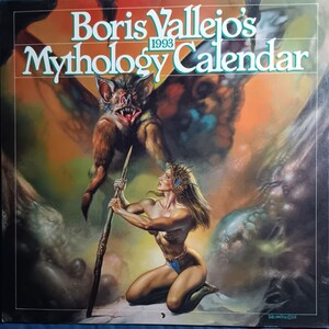 Boris Vallejo's 1993 Fantasy Calendar - Etsy