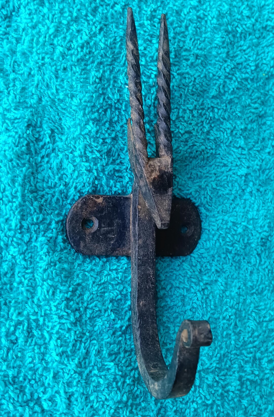 Gazelle Wrought Iron Clothes Hook - Etsy