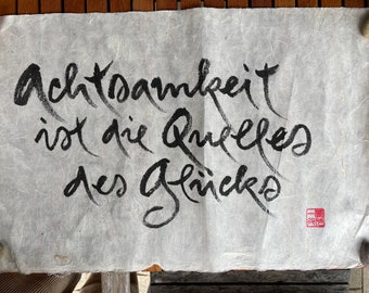 Thich Nhat Hanh calligraphy