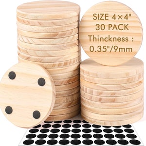 Blank Wood Coasters 