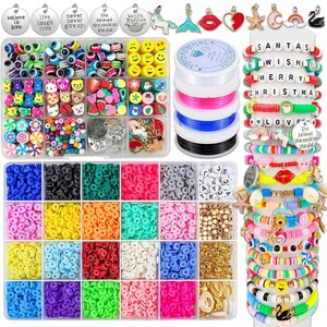 Clay Bead Spinner Kit With 3600 Clay Beads, 2-min Electric Bead Spinner Set  for Jewelry Making, Bracelet Maker Kit for Clay Beads Bracelet 