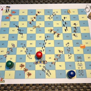 Printable Cops and Robbers Board Game: Family Fun (PDF & JPG)