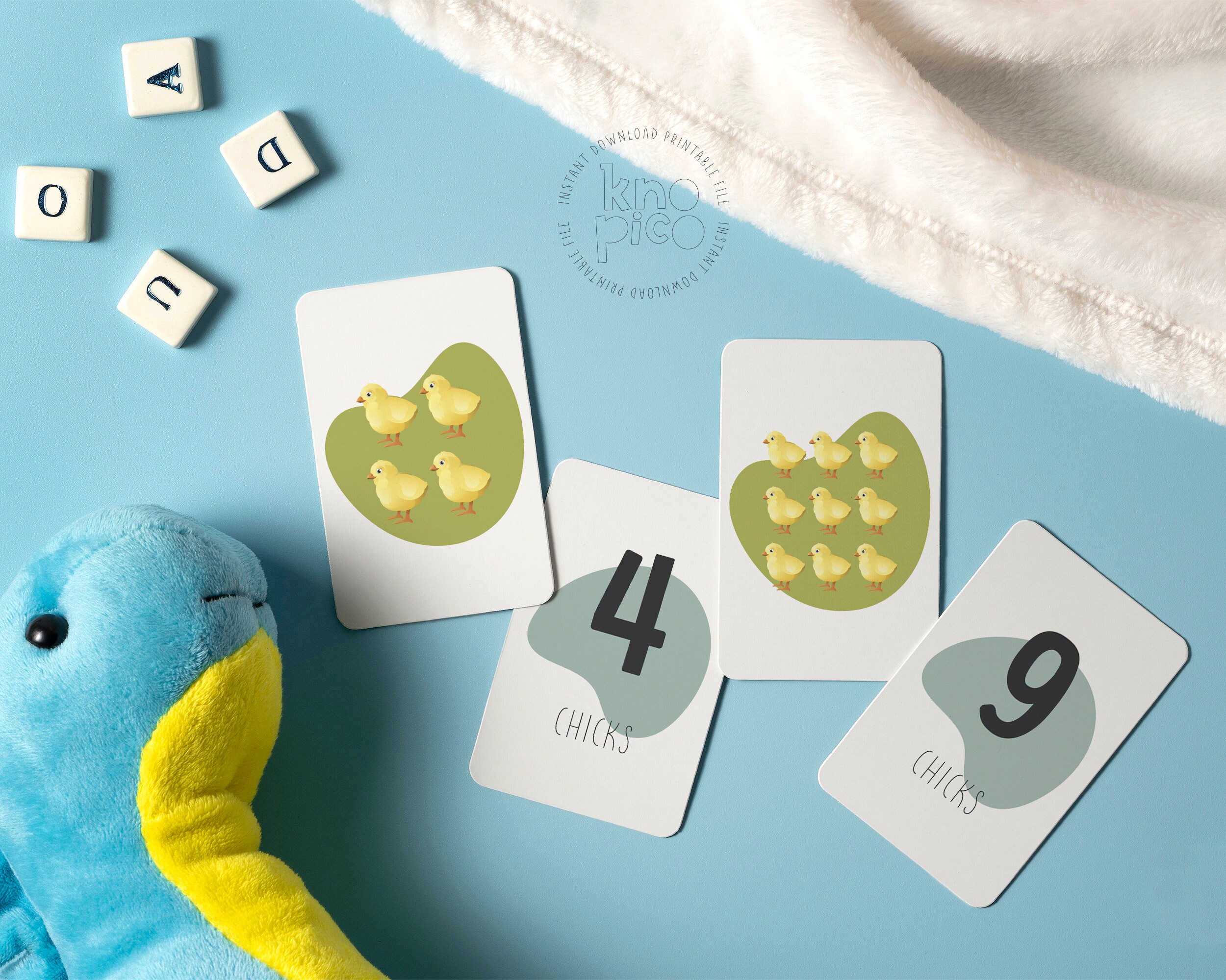 Chick-a-doodle-do: Matching Game for Little Ones – Toddler Flashcards ...
