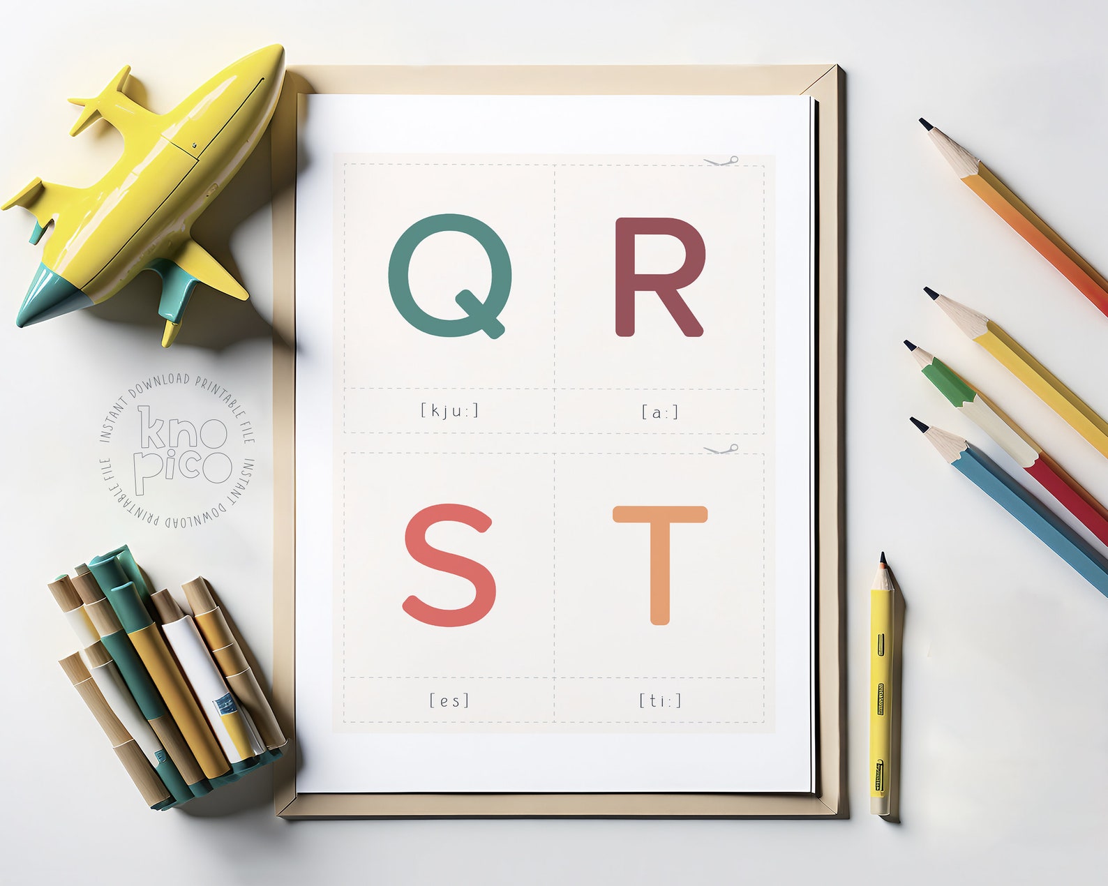 From A to Z, Alphabet Learning With Set of Flashcards: the Perfect ...