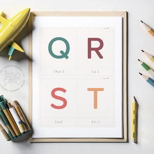 From A to Z, Alphabet Learning With Set of Flashcards: the Perfect ...