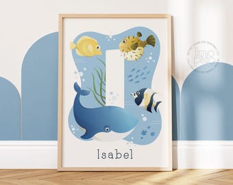 Personalized Name Sign for Kids Room Wall Art – Custom Baby Name Print for Nursery, Girls Room Decor & Playroom Wall Art and Ideal Baby Gift