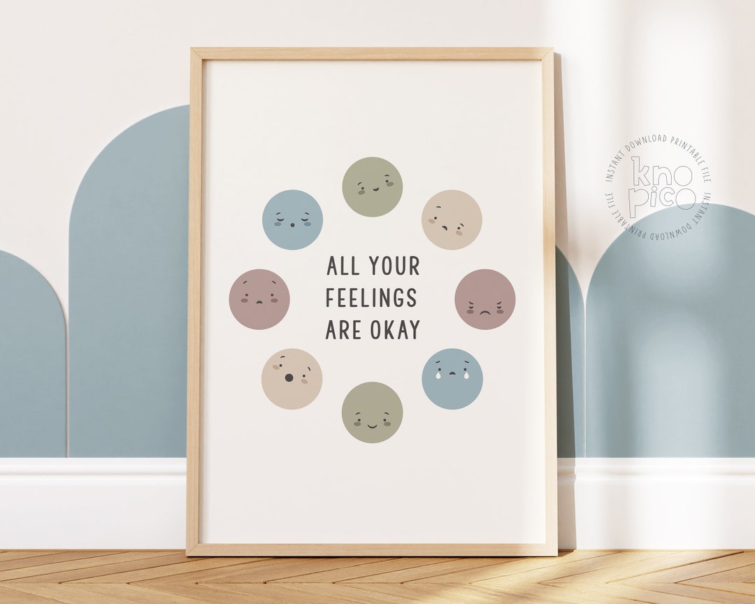 Feelings Poster: Embrace Your Emotions | Feel All the Feels With This ...