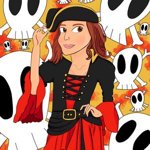 Pirate Coloring Pages | Digital Print
