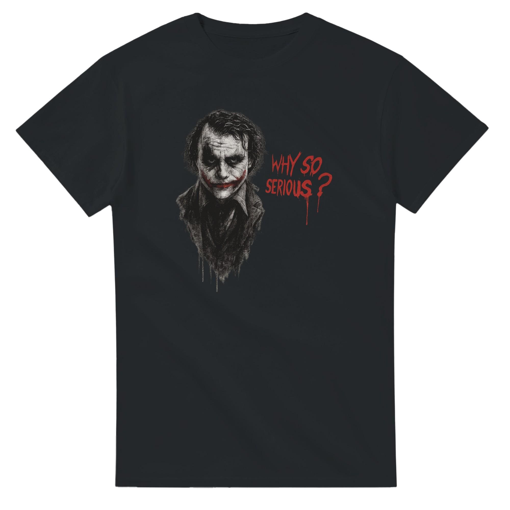 Joker “why so Serious?” T-shirt | Dark Knight Inspired - Etsy