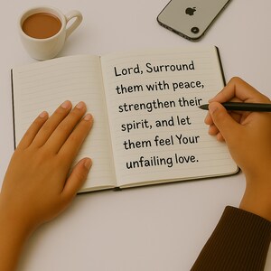 Diario de oración de cuero personalizado para líderes servidores imagen 2