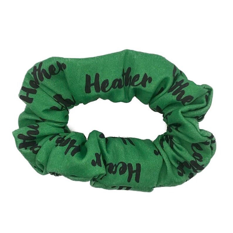 Heather, Heather, Heather and Veronica - Heathers inspired Scrunchies Heather Duke - Green