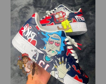 Ordina ora >>> etsneaker.com/king-234 Rick And Morty Air Force 1 Custom air force 1 personalizzato in edizione limitata-regalo perfetto, regalo per la festa della mamma, Fa