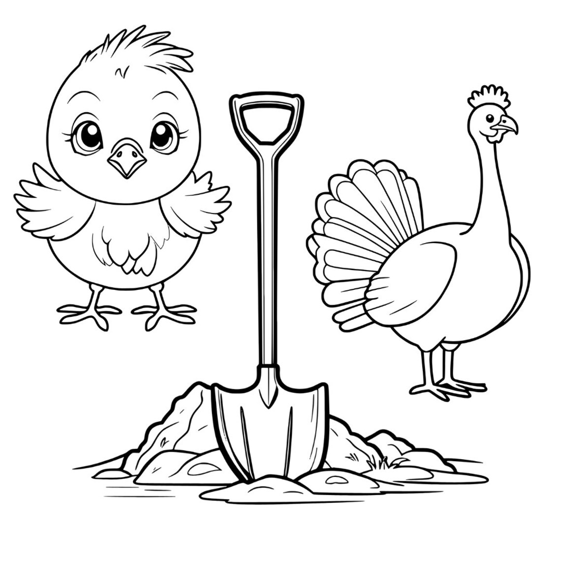 Farm Coloring Book Pages for Kids 32 Printable PNG Digital Downloads ...